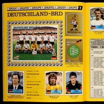 Euro 88 Panini Sticker Album komplett - Top