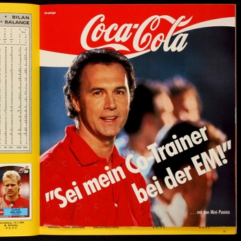 Euro 88 Panini sticker album complete - Top