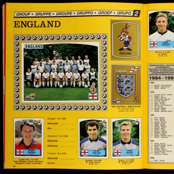 Euro 88 Panini sticker album complete - Top