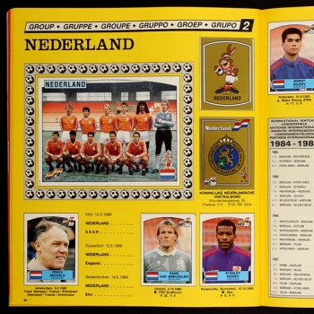 Euro 88 Panini sticker album complete - Top