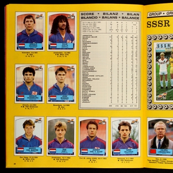 Euro 88 Panini sticker album complete - Top