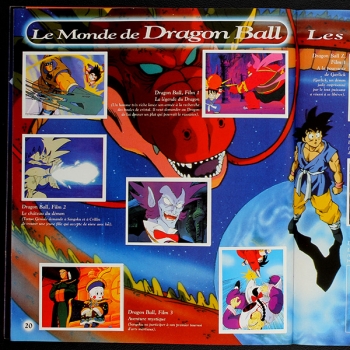 Dragon Ball Panini album with stickers - F