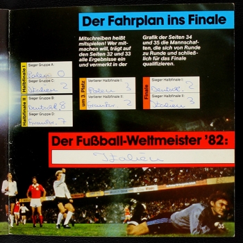 Espana 82 WM Ferrero Sticker Album komplett