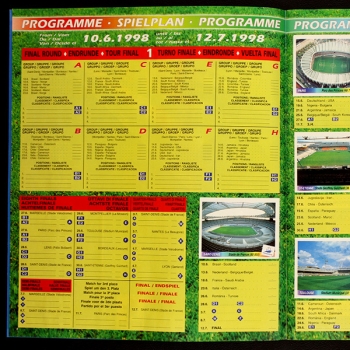 France 98 Panini Sticker Album komplett - Top