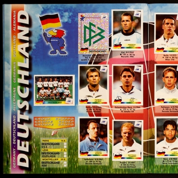 France 98 Panini Sticker Album komplett - Top