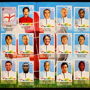 France 98 Panini sticker album complete - Top