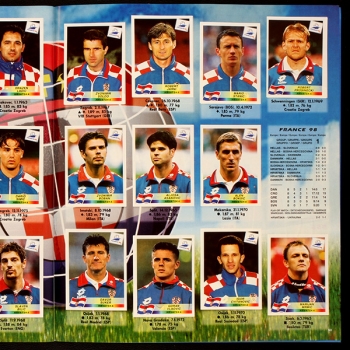 France 98 Panini sticker album complete - Top