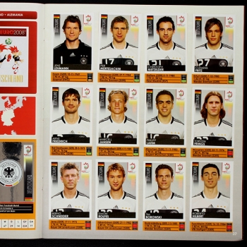 Euro 2008 Panini Sticker Album komplett mit update - Top