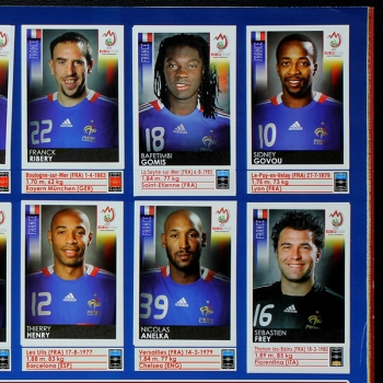 Euro 2008 Panini Sticker Album komplett mit update - Top