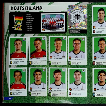 South Africa 2010 Panini Sticker Album komplett mit update