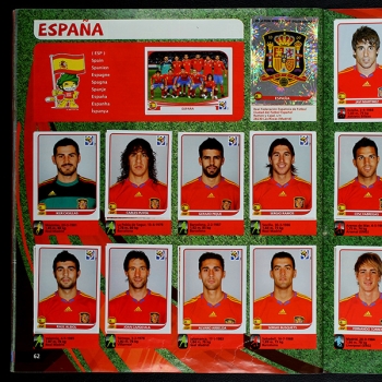 South Africa 2010 Panini sticker album complete with update