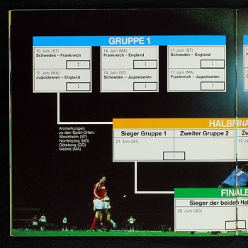 Euro 92 Ferrero Sticker Album komplett