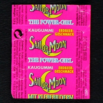 Sailor Moon Power-Girl Vidal Bubble Gum - Wrapper