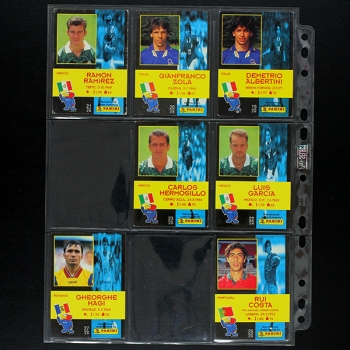 France 98 Panini Trading Cards - Zidane Maldini Hagi