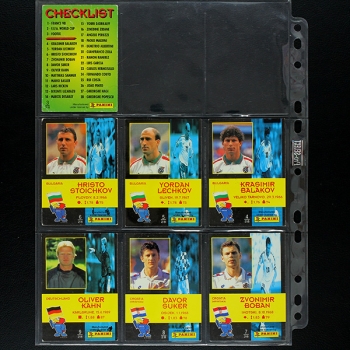 France 98 Panini Trading Cards - Zidane Maldini Hagi