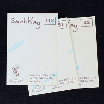 Sarah Kay John Sands / Panini Sticker Tüten 10x