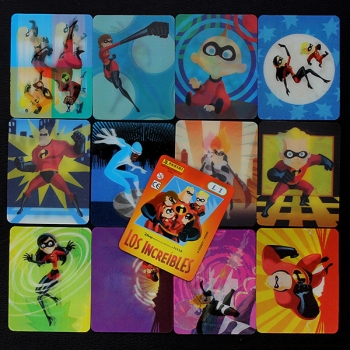 The Incredibles Panini 3D pictures complete