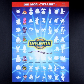 Digimon Kuroczik Sticker Folder - Kaugummi Bilder