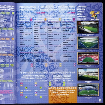 Euro 2004 Panini Sticker Album komplett