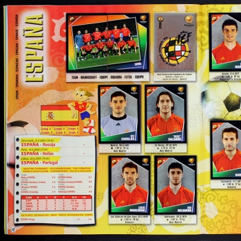 Euro 2004 Panini sticker album complete