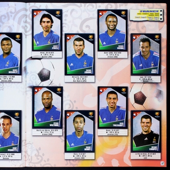 Euro 2004 Panini sticker album complete