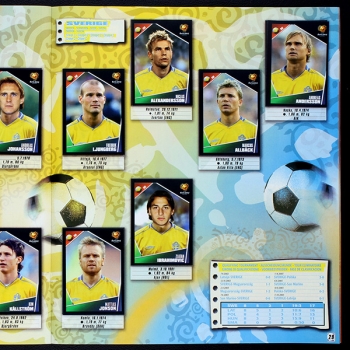 Euro 2004 Panini sticker album complete