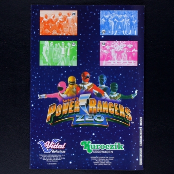 Power Ranger Zeo Kuroczik leeres Folder - Kaugummi Bilder