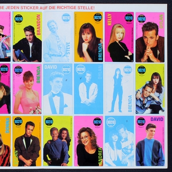 Beverly Hills 90210 Kuroczik sticker Folder - Bubble Gum