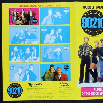 Beverly Hills 90210 Kuroczik Sticker Folder - Kaugummi Bilder