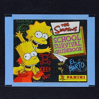 Simpsons School Panini Sticker Tüte