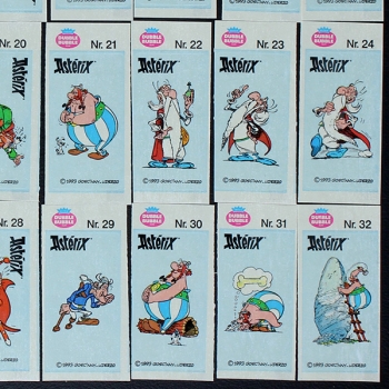 Asterix Fleer 1993 Sticker komplett - Kaugummi Bilder