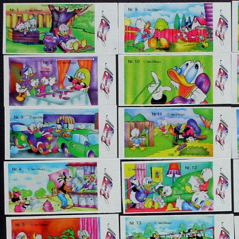 Mickey Mouse Disney Fleer chewing gum pictures - Bubble Gum