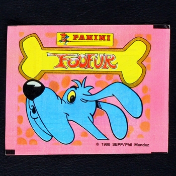 Foofur 1988 Panini sticker bag