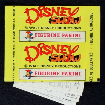 Disney Show 1985 Panini Tüte - Version Alice