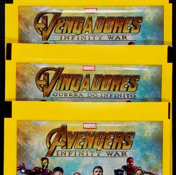 Avengers Infinity War Panini Sticker Tüte 3x