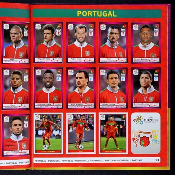 Euro 2012 Panini sticker album complete - Hardcover Version