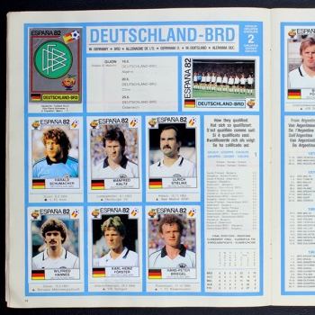 Espana 82 Panini Sticker Album komplett