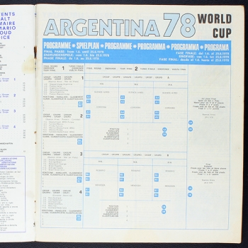 World Cup 78 Panini sticker album complete