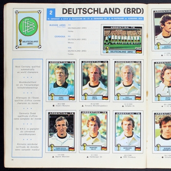 World Cup 78 Panini sticker album complete