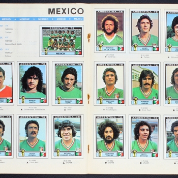 World Cup 78 Panini sticker album complete