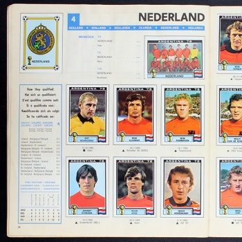 World Cup 78 Panini sticker album complete