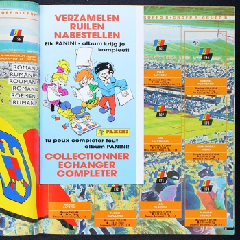 Euro 96 Panini Sticker Leeralbum - B