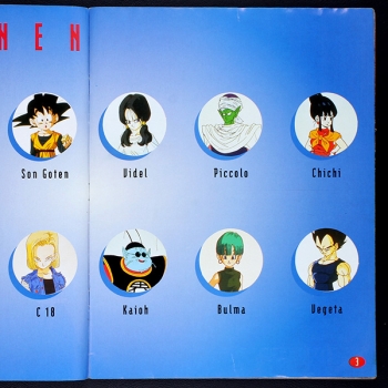 Dragon Ball Z Panini album with stickers -6