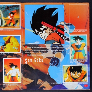 Dragon Ball Z Panini album with stickers -6