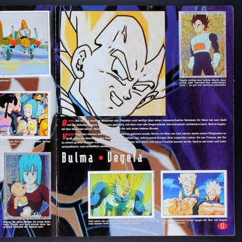 Dragon Ball Z Panini album with stickers -6