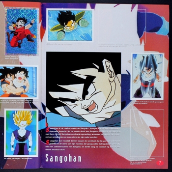 Dragon Ball Z Panini Sticker Album teilgefüllt - NL