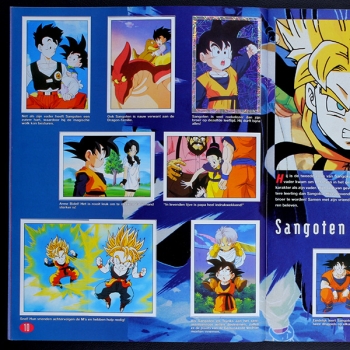 Dragon Ball Z Panini Sticker Album teilgefüllt - NL