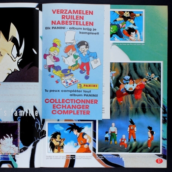 Dragon Ball Z Panini Sticker Album teilgefüllt - NL