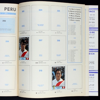 Argentina 78 Panini Sticker fast Leeralbum