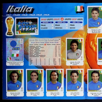 Korea Japan 2002 Panini Sticker Album komplett